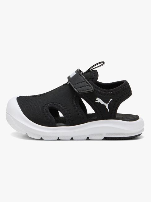 Puma Fun Racer V Infant Sandaalit, Black/White