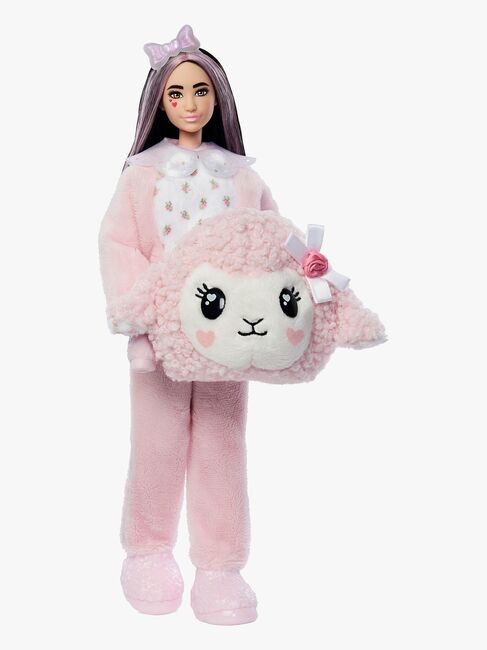 Barbie Cutie Reveal Sweet Bows Nukke Lammas, Vaaleanpunainen