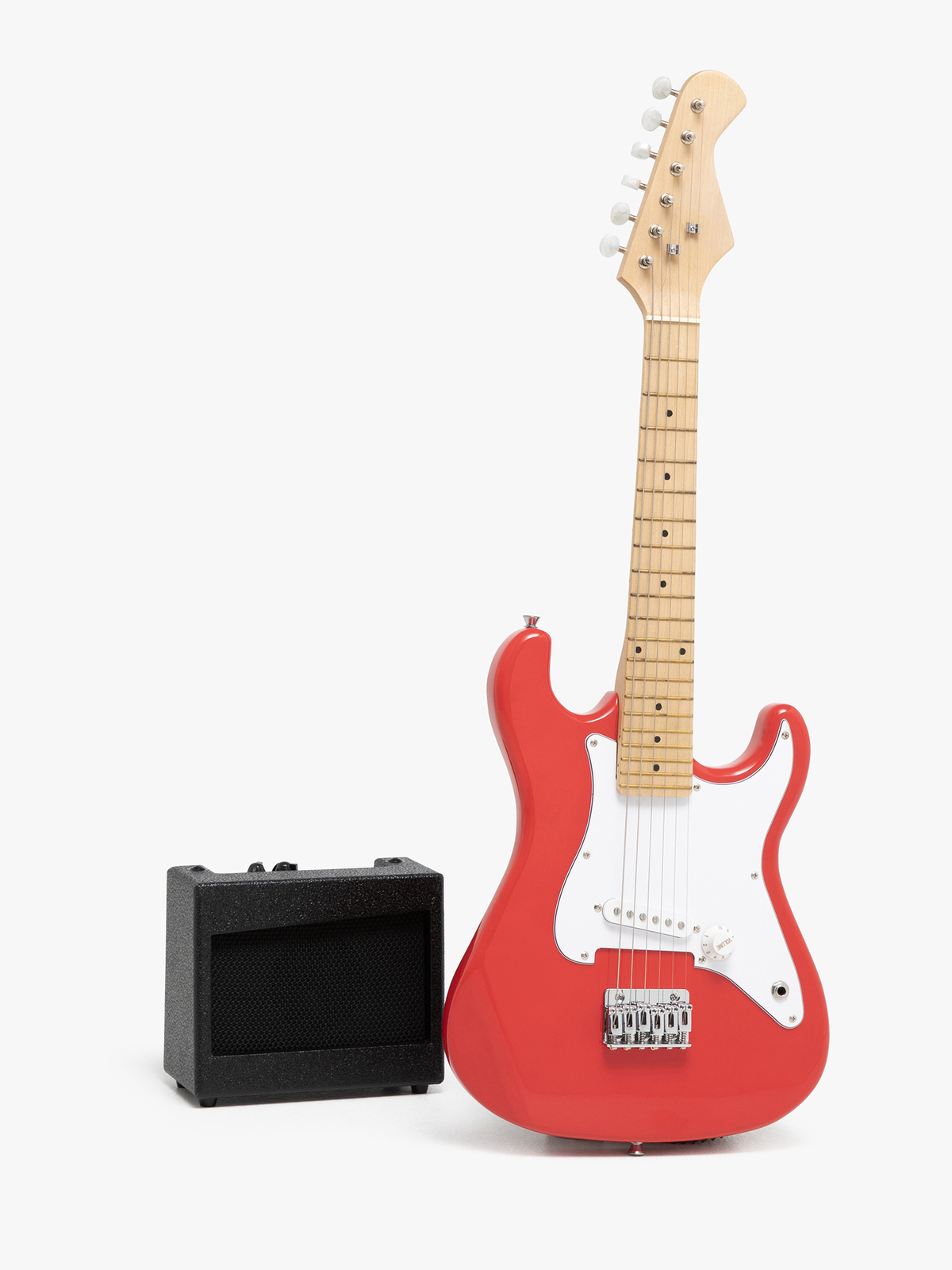 Cloudberry Castle Sähkökitara + Vahvistin 80 cm, Punainen