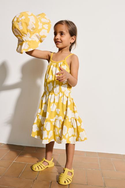 LIEWOOD Amelia Aurinkohattu Käännettävä, Flower/Lemon Yellow