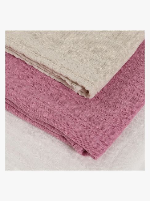 Peppi Musliiniviltti 3-pack, Mauve Orchid