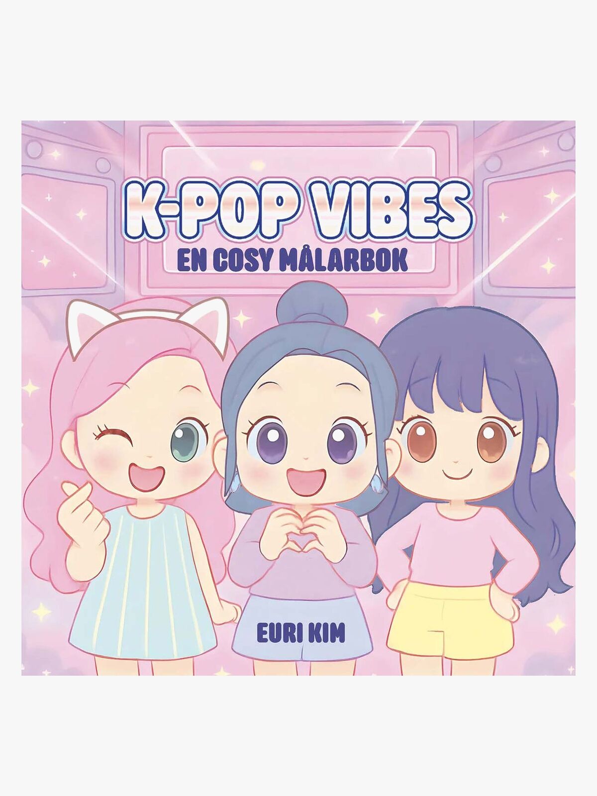 Tukan Förlag Cozy Värityskirja K-pop Vibes