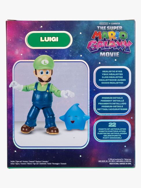 Super Mario Galaxy Movie Hahmo Luigi 13 cm