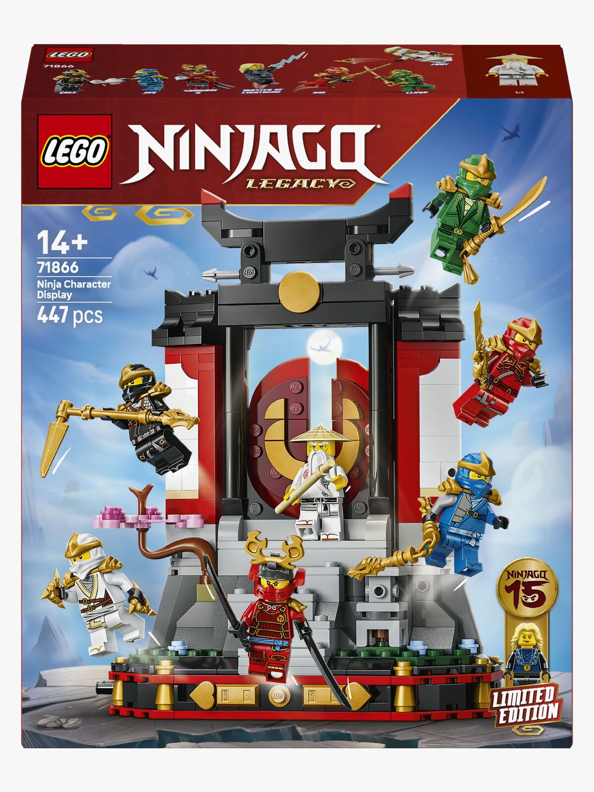 LEGO Ninjago 71866 Ninjahahmokollaasi – 15-vuotisjuhlamalli