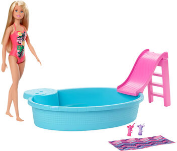 Barbie Pool Leikkisetti + Nukke
