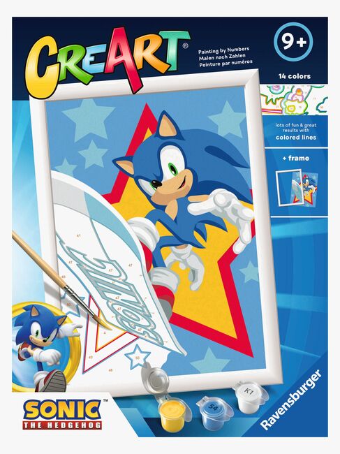 Ravensburger CreArt Maalaussetti Speedy Sonic