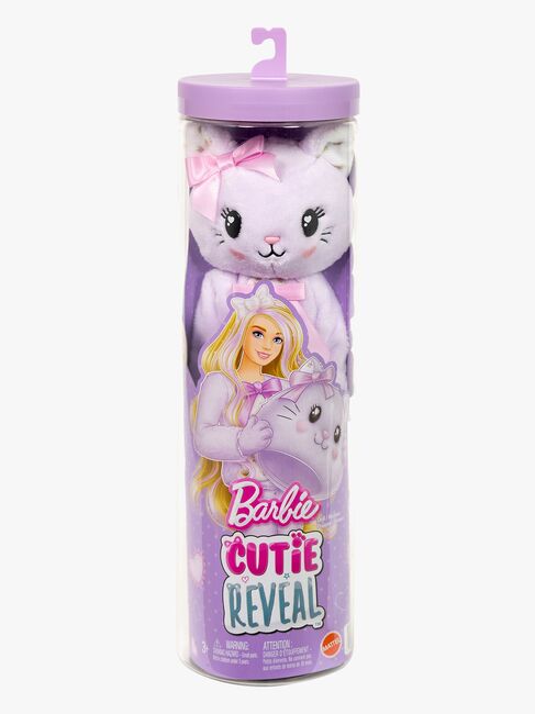 Barbie Cutie Reveal Sweet Bows Nukke Kissanpentu, Violetti