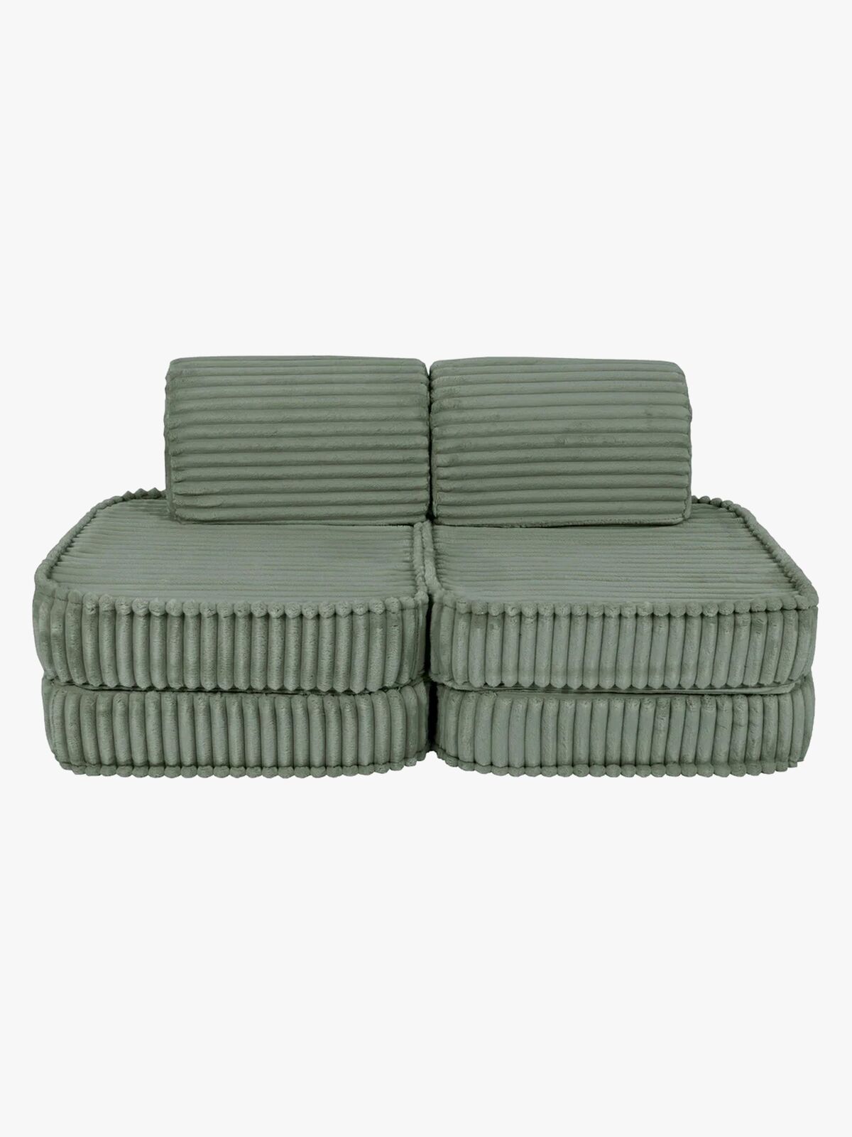 MeowBaby Churros Sohva Basic, Olive Sage Green
