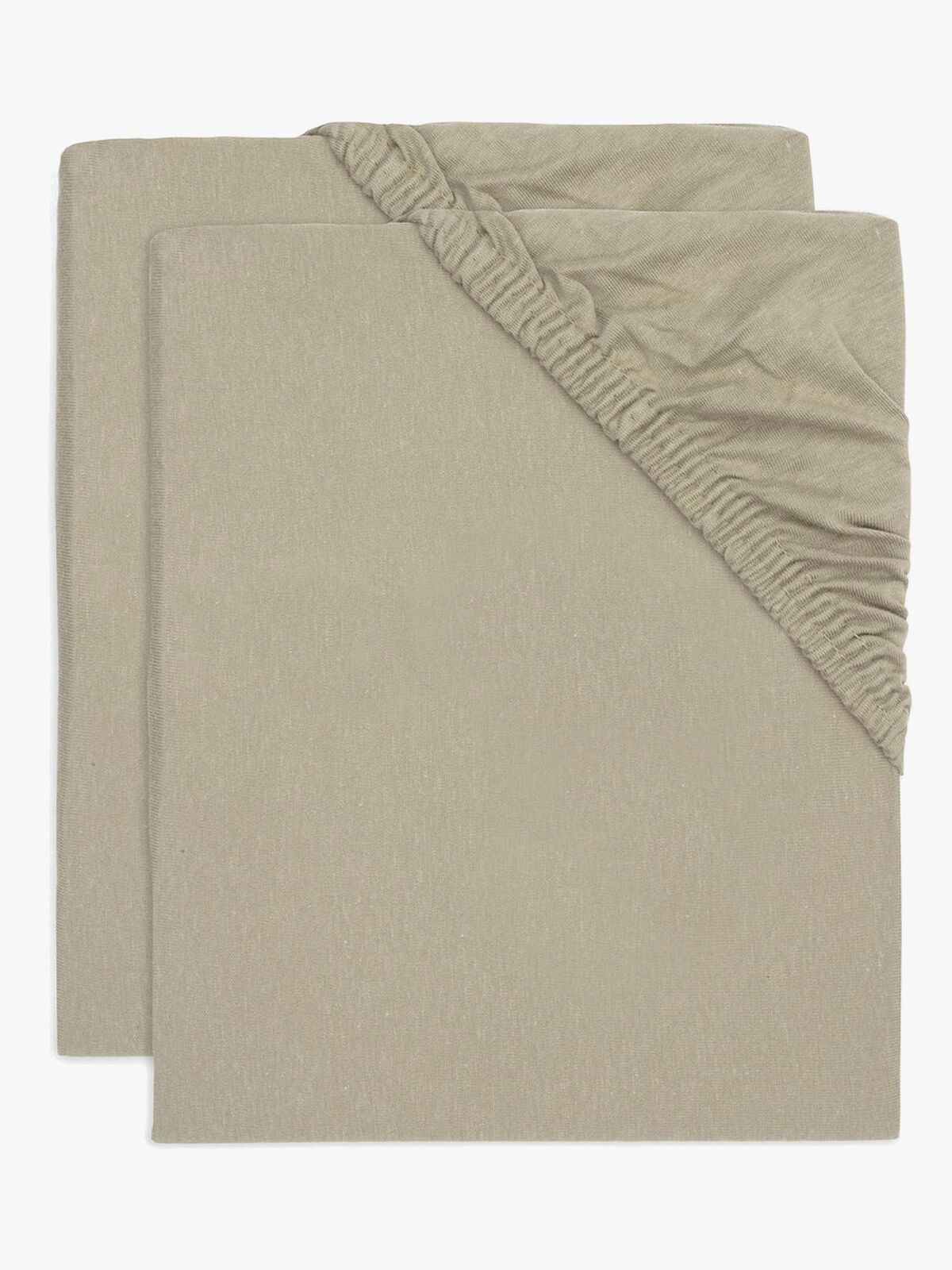 Jollein Muotoonommeltu Aluslakana 60x120 2-pack, Oliivinvihreä