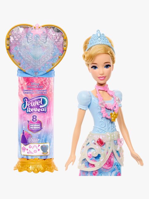 Disney Prinsessat Jewel Reveal Muotinukke Tuhkimo