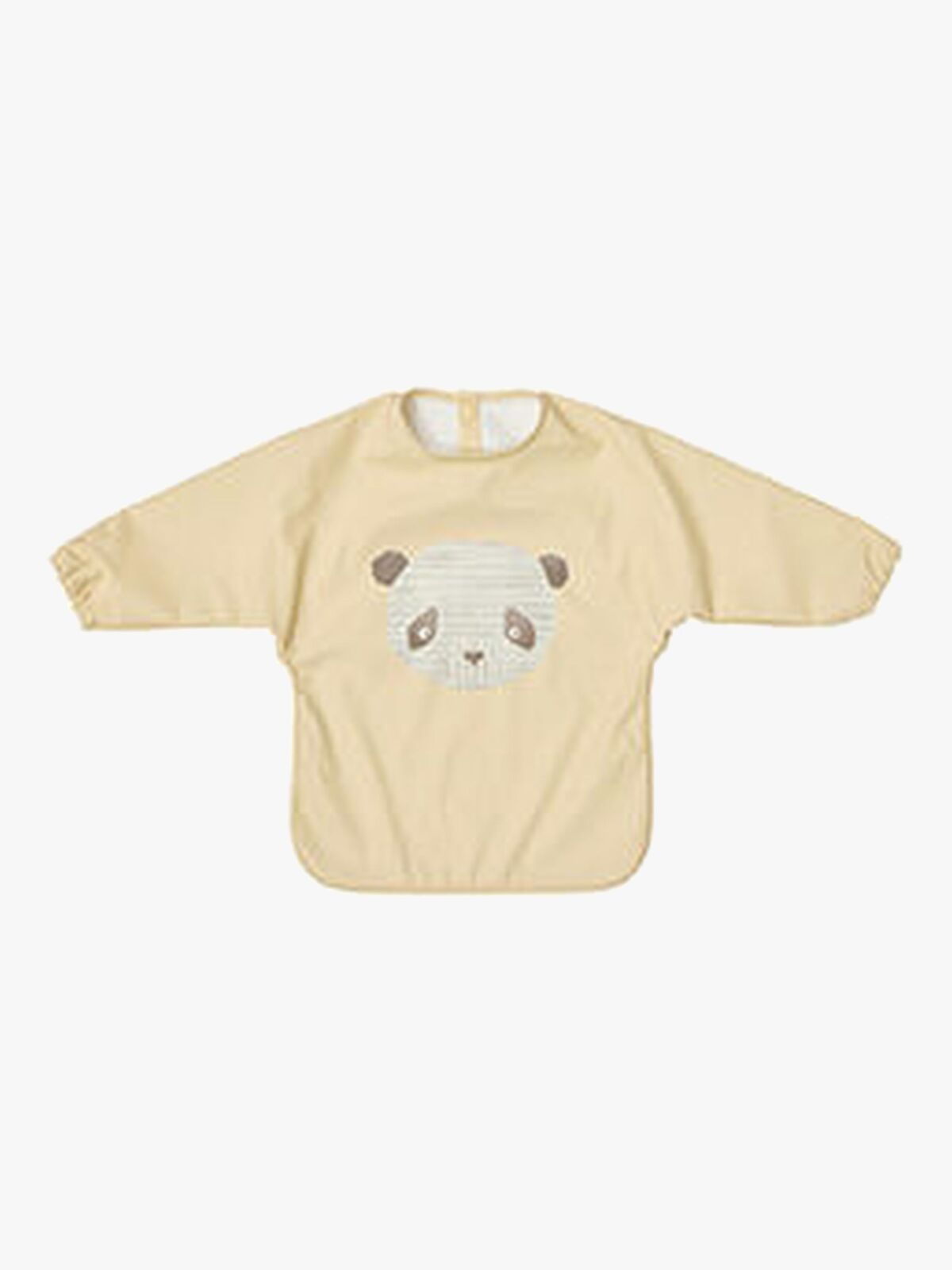 OYOY Lun Lun Panda  Pitkähihainen Ruokalappu, Butter