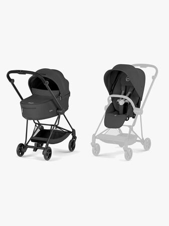 Cybex MIOS Comfort Yhdistelmävaunut, Matt Black/Sepia Black
