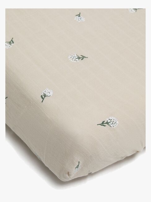 Alice & Fox TWIGGIE Muotoonommeltu Aluslakana Juniorisänky 90x200, Beige