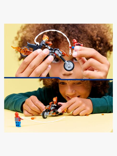 LEGO Super Heroes 76335 Spider-Man vastaan Aaveajajan moottoripyörä