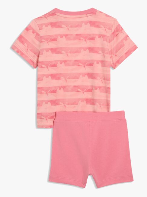 Puma T-paita + Shortsit Gabbyn Nukketalo Minicats Setti, Vaaleanpunainen
