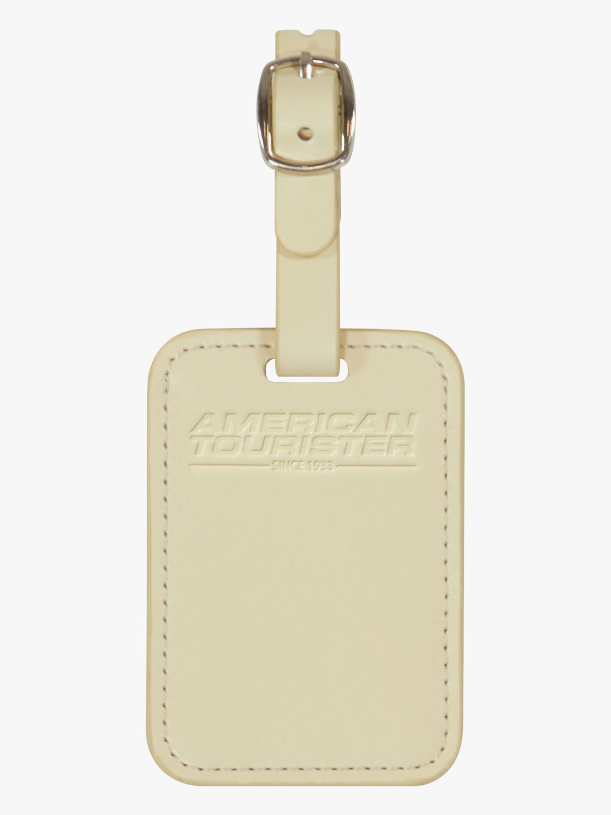 American Tourister Matkalaukun Nimilappu 2-pack, Coconut Sand