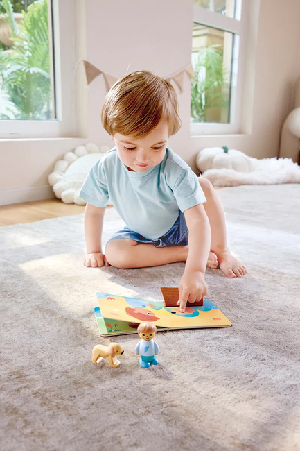 Hape Satukirja + Leikkisetti The Dog's New Friend