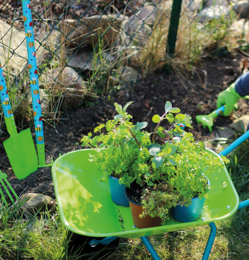 Small Foot  Suuri Puutarhasetti + Kottikärryt