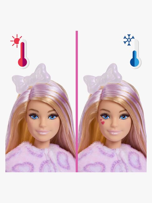 Barbie Cutie Reveal Sweet Bows Nukke Kissanpentu, Violetti