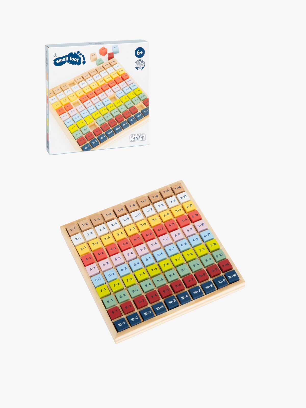 Small Foot Värikäs Kertotaulu