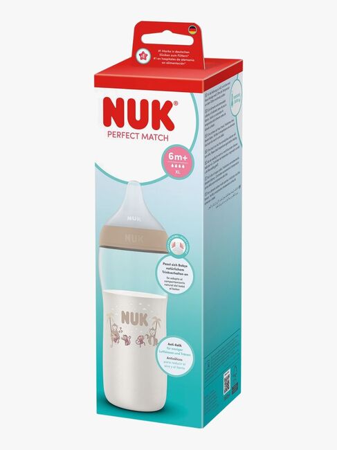 NUK Perfect Match Tuttipullo 360 ml, Monkey