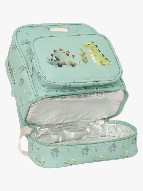 Dino Reppu + Kylmätasku 6L, Vihreä