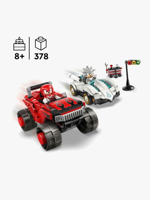 LEGO Sonic 77118 Silverin auto vastaan Knucklesin monsteriauto