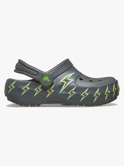 Crocs Classic Bolt Lights Pistokkaat, Carbon