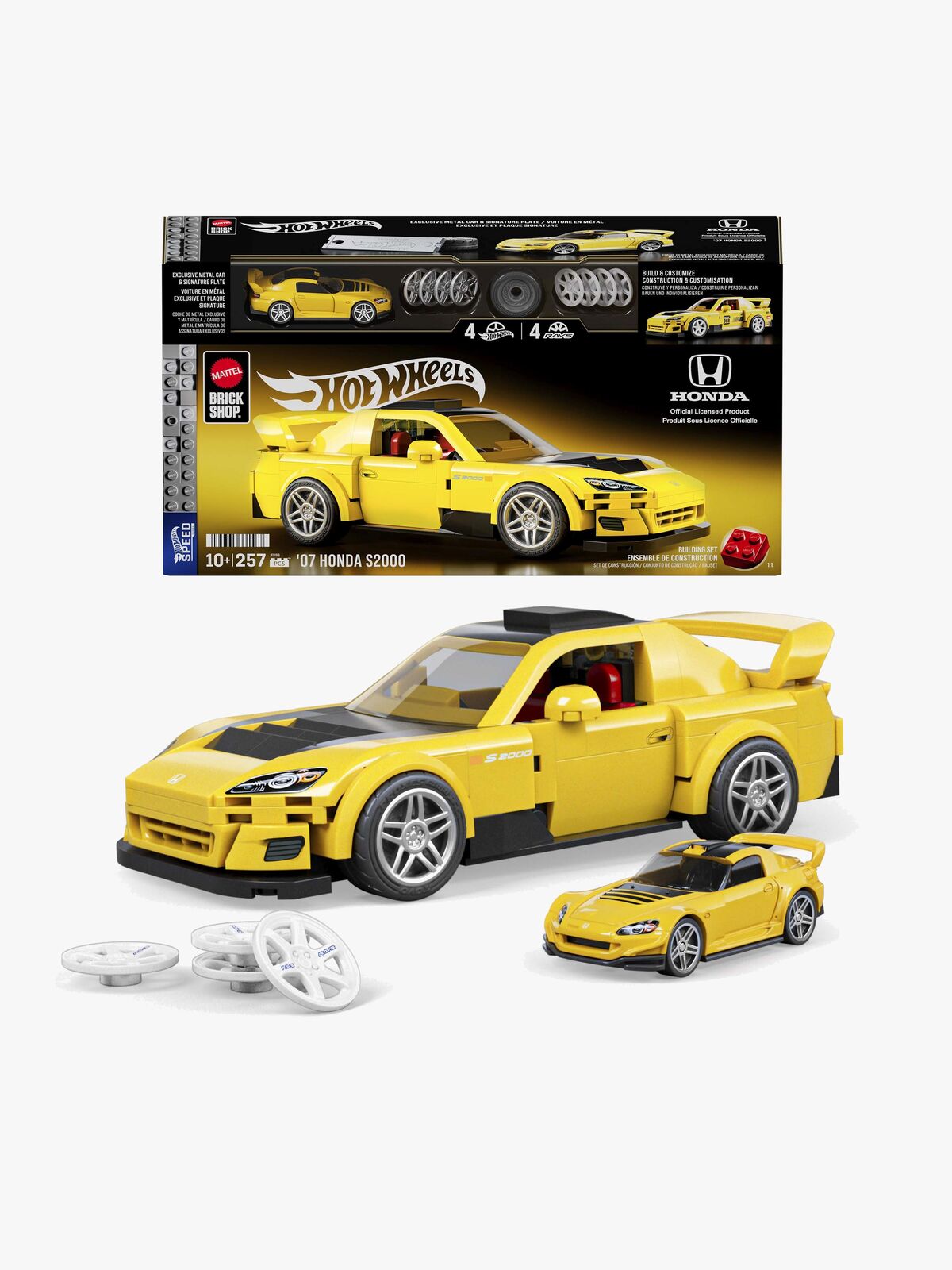 Mattel Brick Shop Hot Wheels Työmaasetti Speed Series '07 Honda S2000