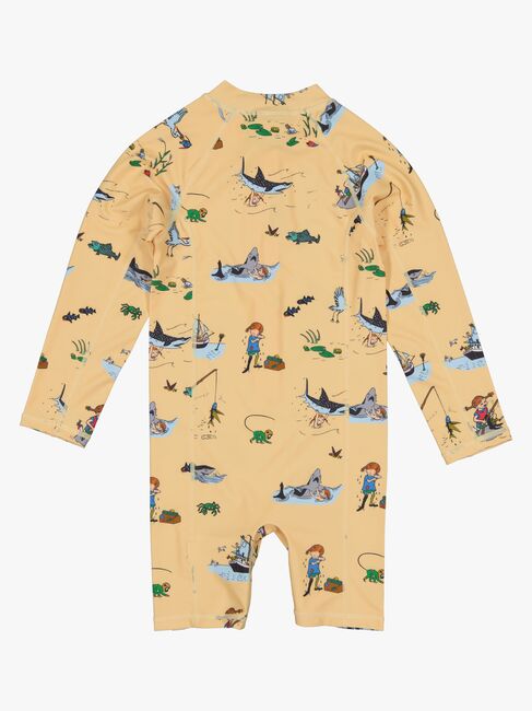 Geggamoja UV-Puku Peppi Pitkätossu, Keltainen