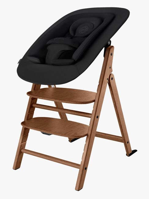 Cybex Click & Fold Syöttötuoli 4-in-1, All Natural Dark