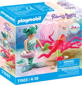 Playmobil 71503 Princess Magic Merenneito + Mustekala