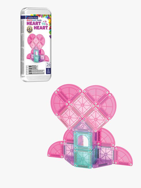 MAGNA-TILES MicroMAGS Matkasetti Heart to Heart 26 Osaa