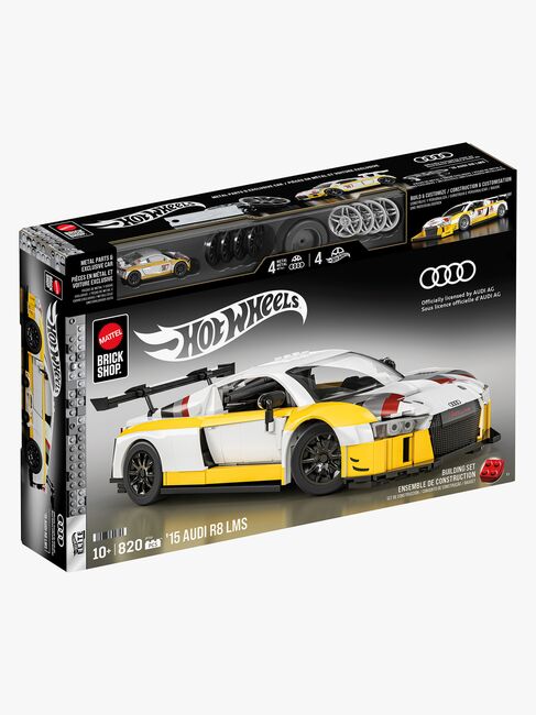 Mattel Brick Shop Hot Wheels Elite Series Rakennussarja ’15 Audi R8 LMS 820 Osaa