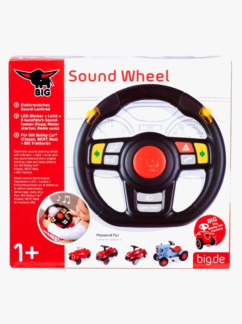 BIG Bobby Car Ohjauspyörä + Äänet