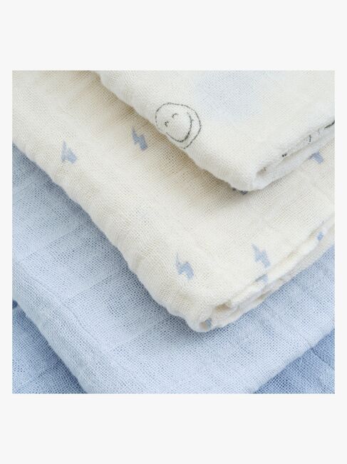 Peppi Musliiniviltti 8-pack, Celestial Blue