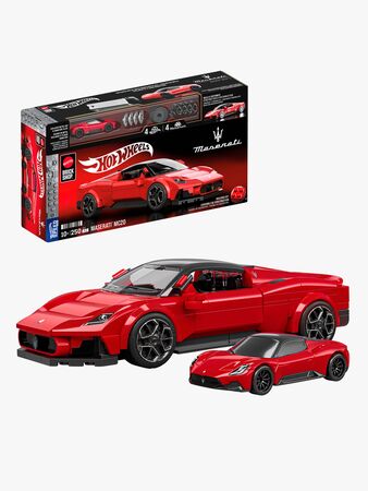 Mattel Brick Shop Hot Wheels Speed Series Rakennussarja Maserati MC20 250 Osaa