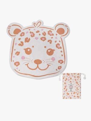 Swim Essentials Leopard Kylpypyyhe, Beige