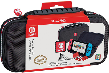 Nintendo Switch Deluxe Säilytyskotelo, Musta/Punainen