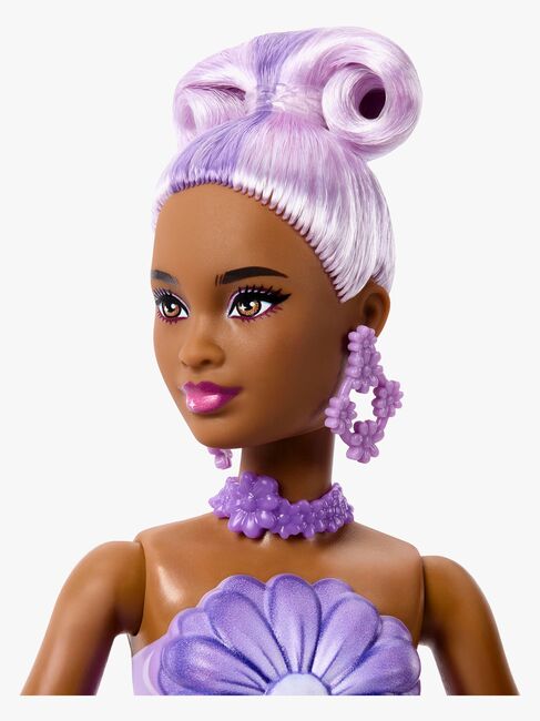 Barbie Petal Pop Flower Surprise Nukke Päivänkakkara, Violetti