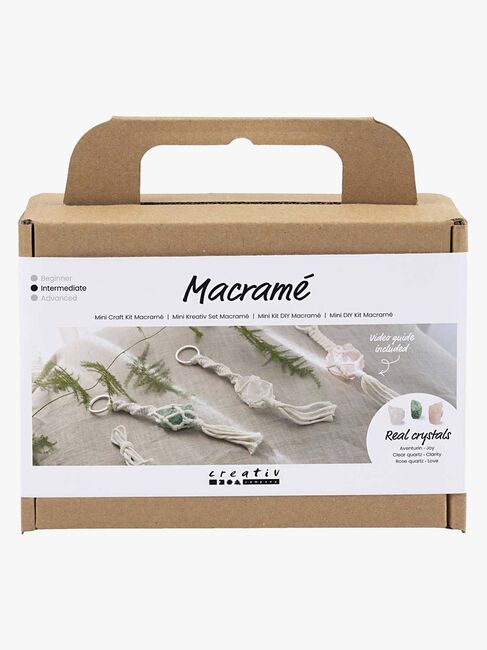 Creativ Company Askartelusetti Mini Makramé Avaimenperät