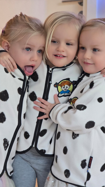 Geggamoja Fleecetakki Peppi Pitkätossu, Dots