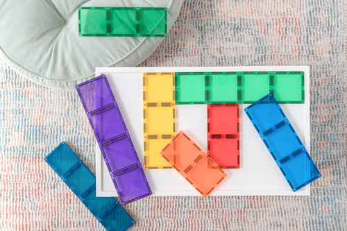 Connetix Työmaasetti Rainbow Rectangle 18 Osaa