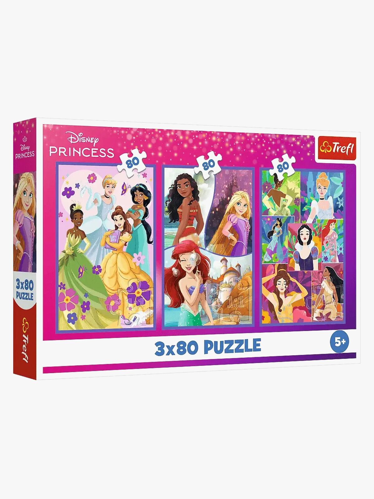 Trefl Disney Princess Palapelit 3x80 Palaa