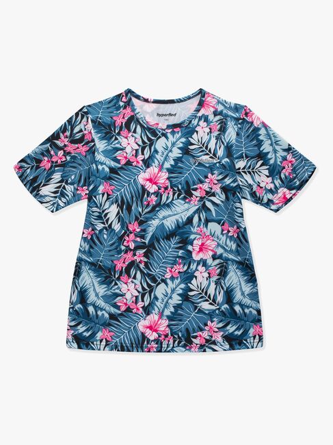 Hyperfied Wave T-Paidat 3-pack, Black/White/Tropical Flower