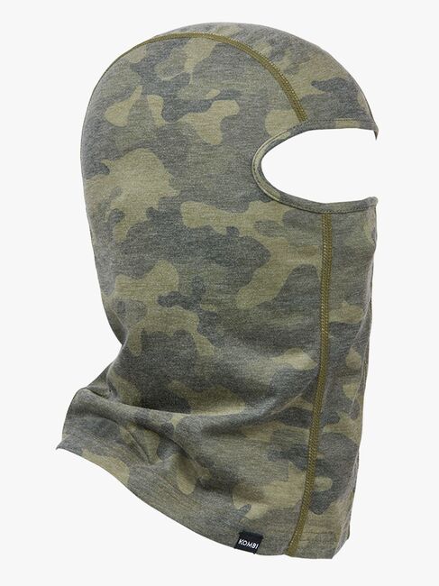 Kombi Merino Kypärämyssy Jr, Khaki Liquid Camo