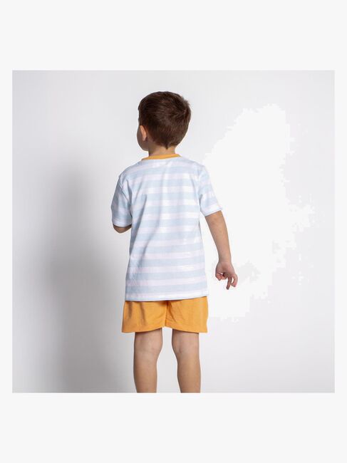 Bluey Pyjama, Vaaleansininen/Oranssi