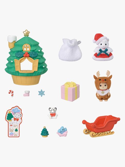 Sylvanian Families Leikkisetit Joulupukin Joulukuusitalo
