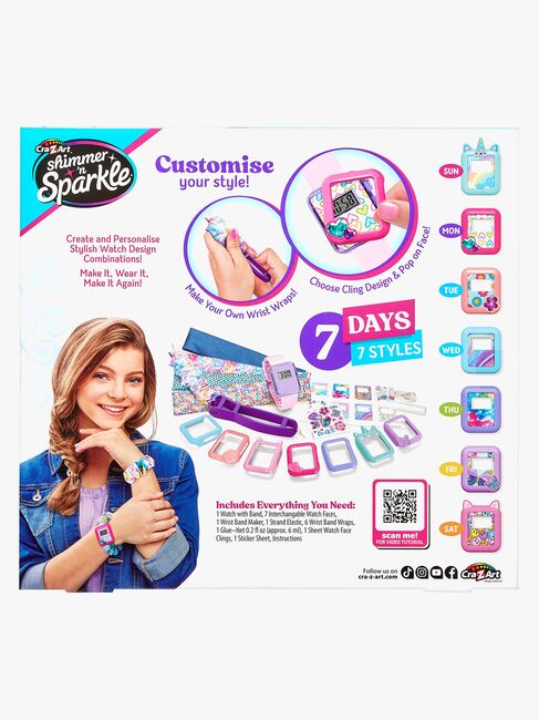 Shimmer 'N Sparkle Luo Oma Kello Askartelusetti