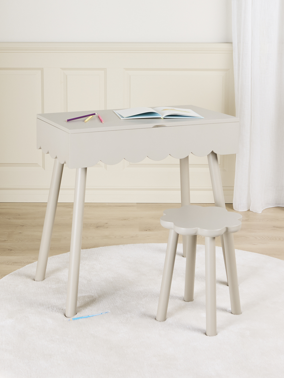 Alice & Fox Dune Meikkipöytä Junior, Greige